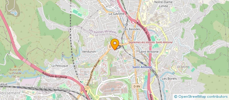 localisation de l'entreprise FRANCE TRANSPORTS ROUTE à MARSEILLE 15
