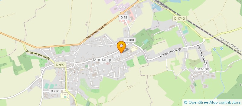 localisation de l'entreprise FRANCE TRAVAUX SERVICES EURL  MORHANGE