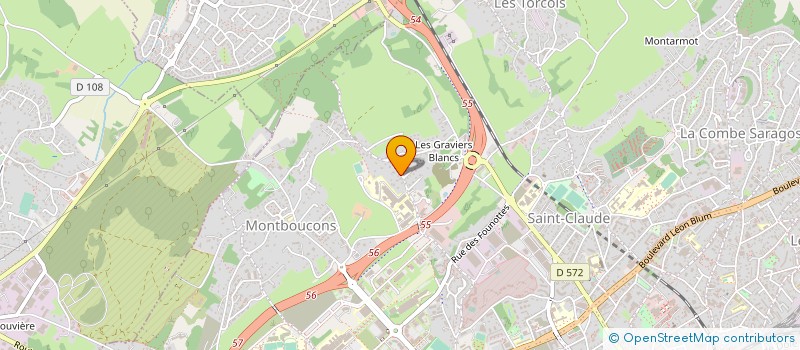 localisation de l'entreprise FRANCE TRIBUNES à BESANCON