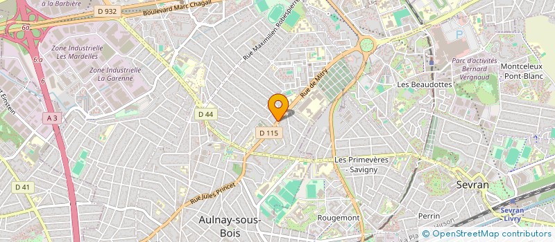 localisation de l'entreprise FRANCE TRUCK SERVICE à AULNAY-SOUS-BOIS