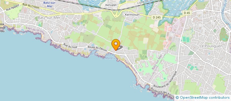 localisation de l'entreprise FRANCE USURE DISTRIBUTION à BATZ-SUR-MER