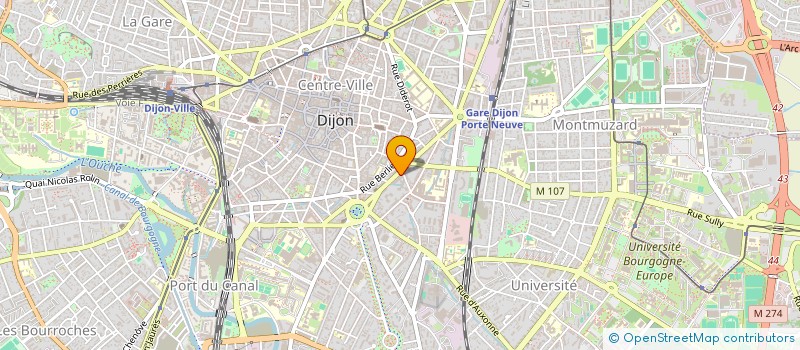 localisation de l'entreprise FRANCE VALLEY BOURGOGNE EXCELLENCE I à DIJON