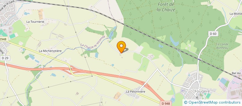 localisation de l'entreprise FRANCE VENDEE GITES  FOUGERE