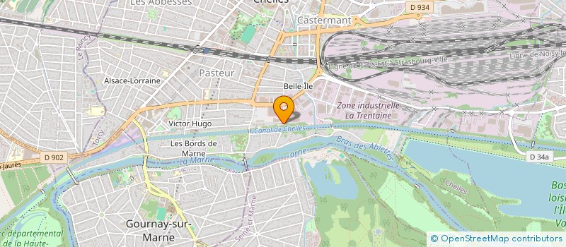 localisation de l'entreprise FRANCE VERINS  CHELLES