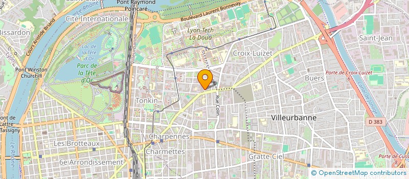 localisation de l'entreprise FRANCE VERTE  CALUIRE-ET-CUIRE