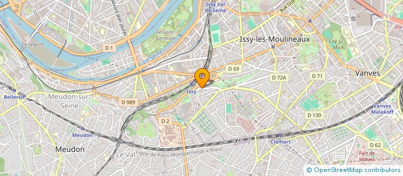 localisation de l'entreprise FRANCE VF à ISSY-LES-MOULINEAUX