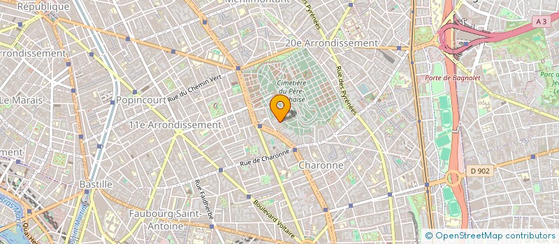 localisation de l'entreprise FRANCE VIANDE INTERNATIONAL  PARIS