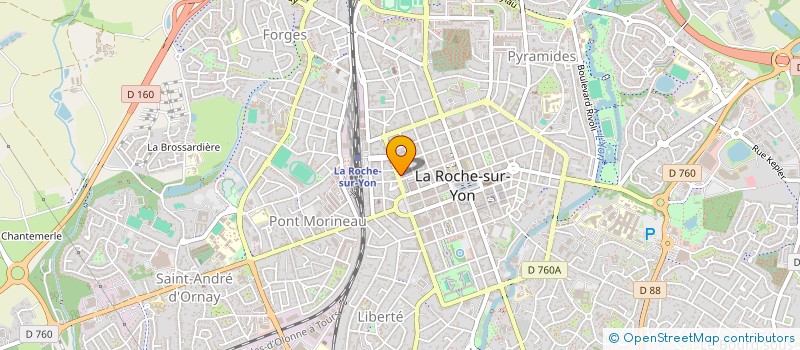 localisation de l'entreprise FRANCE VICTIME 85 à LA ROCHE-SUR-YON