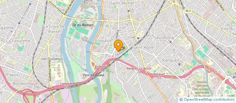 localisation de l'entreprise FRANCE VICTIMES 31 à TOULOUSE
