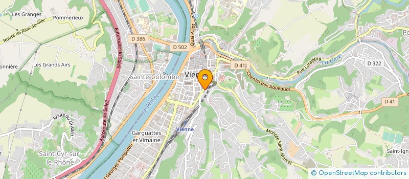 localisation de l'entreprise FRANCE VICTIMES 38 APRESS à VIENNE