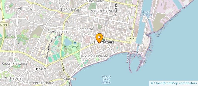 localisation de l'entreprise FRANCE VICTIMES 44 SAINT-NAZAIRE à SAINT-NAZAIRE