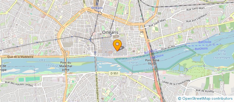 localisation de l'entreprise FRANCE VICTIMES 45 - A.V.L. à ORLEANS