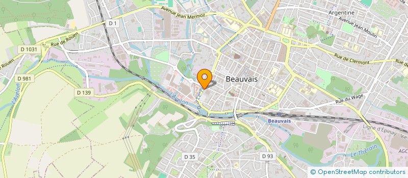 localisation de l'entreprise FRANCE VICTIMES  BEAUVAIS