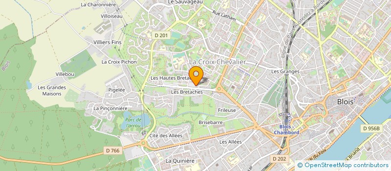 localisation de l'entreprise FRANCE VICTIMES QUARANTE ET UN à BLOIS