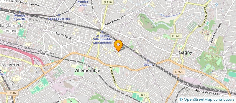 localisation de l'entreprise FRANCE VILLE EXPRESS  VILLEMOMBLE