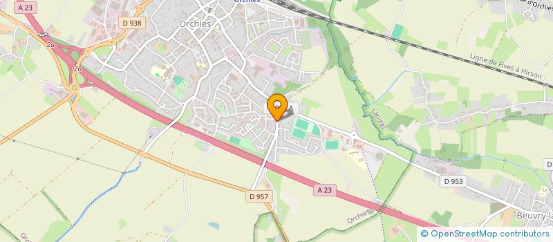 localisation de l'entreprise FRANCE VINS  ORCHIES