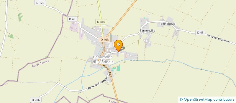 localisation de l'entreprise FRANCE VINS ALLIANCE  BEAUMONT-DU-GATINAIS