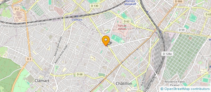 localisation de l'entreprise FRANCE WIRELESS TECHNOLOGIES  CHATILLON