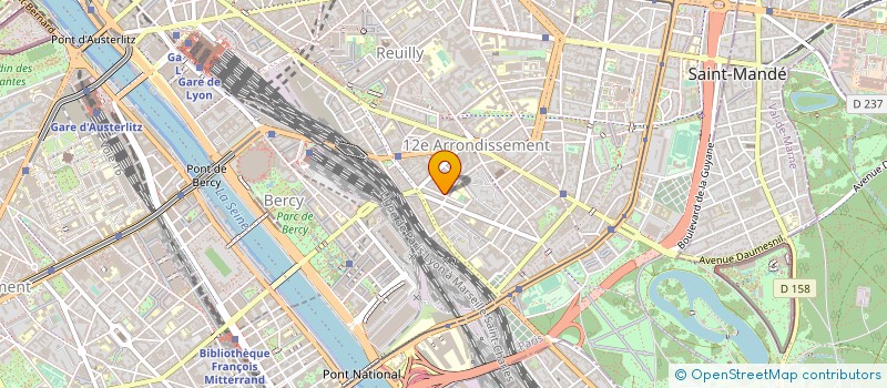 localisation de l'entreprise FRANCECOLE à PARIS