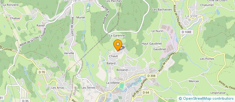 localisation de l'entreprise FRANCED  COURS