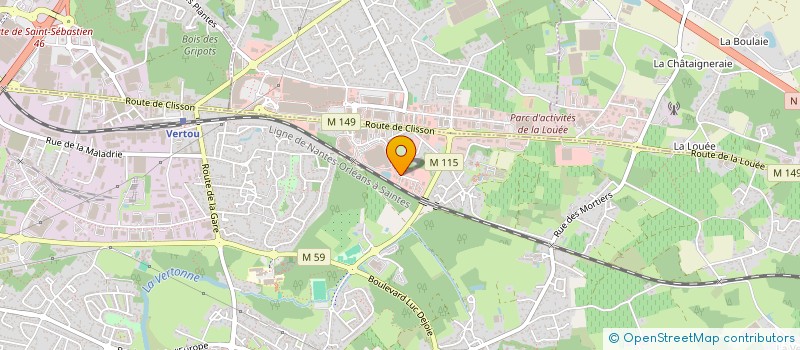localisation de l'entreprise FRANCEFISH à NANTES