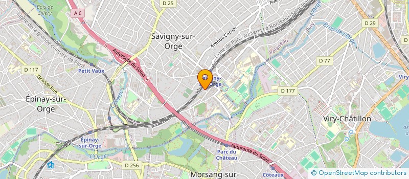 localisation de l'entreprise FRANCEFLO à SAVIGNY-SUR-ORGE