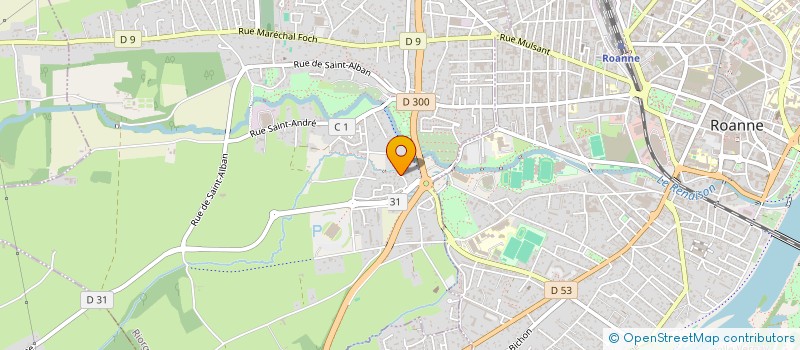 localisation de l'entreprise FRANCEGAYO  RIORGES