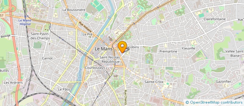 localisation de l'entreprise FRANCEL  LE MANS