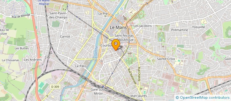 localisation de l'entreprise FRANCELEC à LE MANS