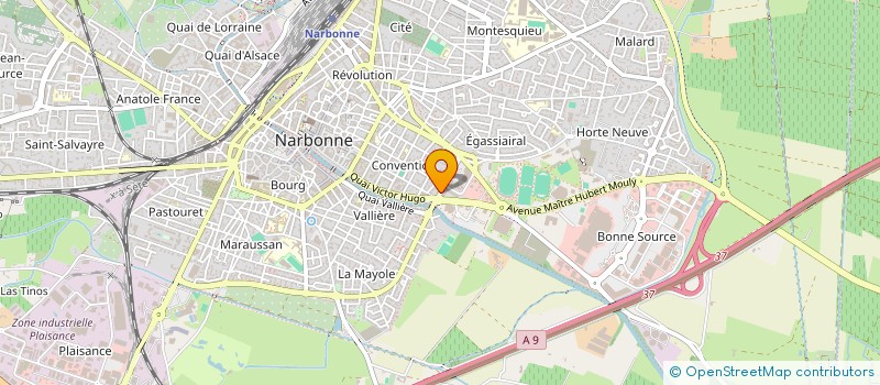 localisation de l'entreprise FRANCELEC à NARBONNE