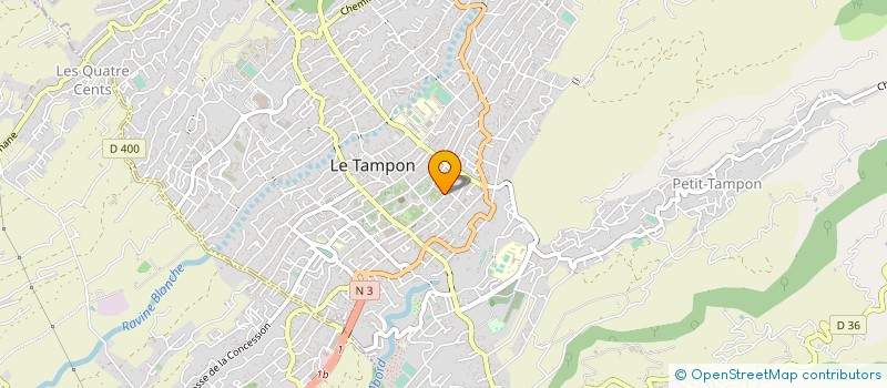 localisation de l'entreprise FRANCELEC SARL à LE TAMPON