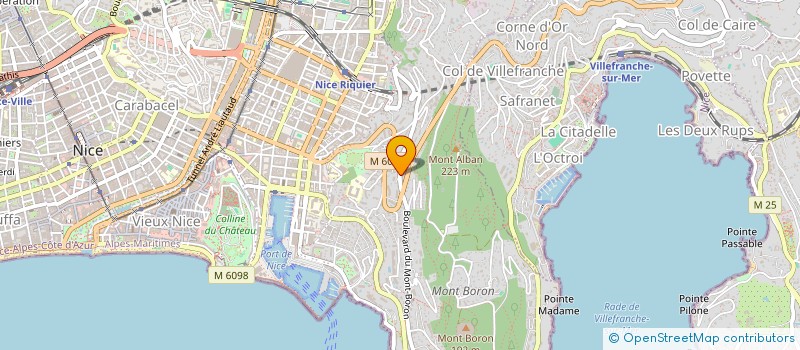 localisation de l'entreprise FRANCELLI CONSTRUCT à NICE