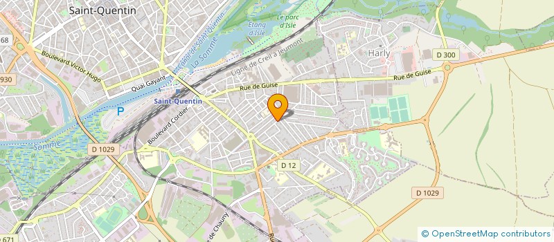 localisation de l'entreprise FRANCELOCATP à SAINT-QUENTIN