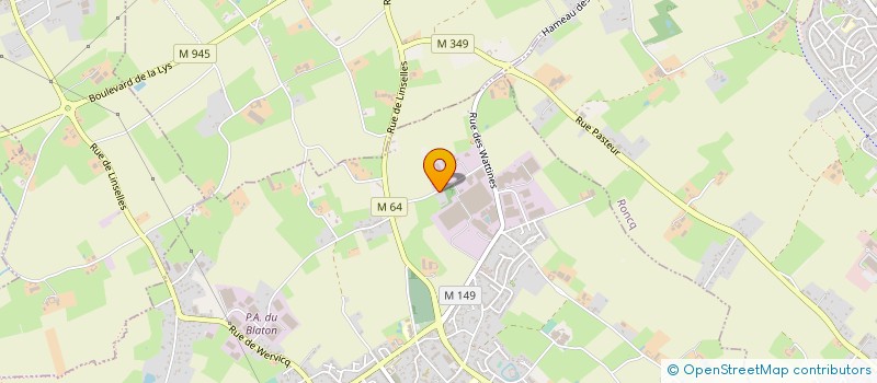 localisation de l'entreprise FRANCELOG à LINSELLES