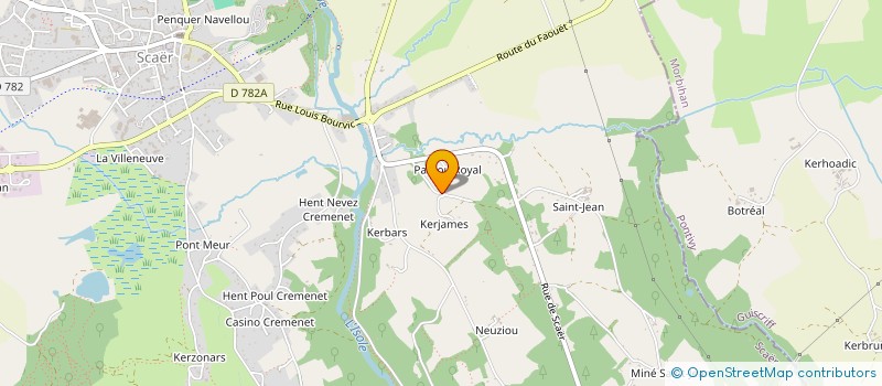 localisation de l'entreprise FRANCENED  SCAER