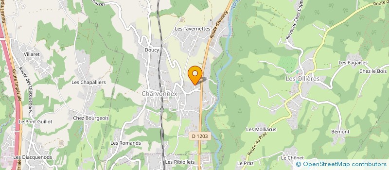 localisation de l'entreprise FRANCENET APPRO à ANNECY