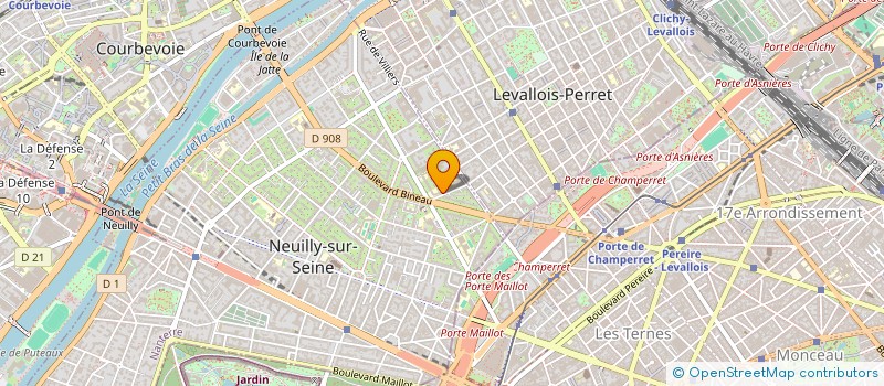 localisation de l'entreprise FRANCENORDICFINANCE à NEUILLY-SUR-SEINE