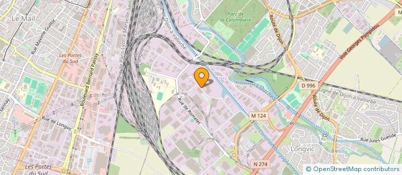 localisation de l'entreprise FRANCEOLE DIJON à LONGVIC