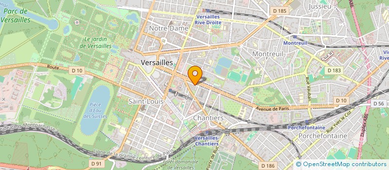 localisation de l'entreprise FRANCEPRIX BAS à VERSAILLES