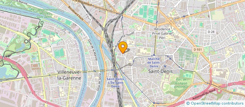 localisation de l'entreprise FRANCERENOV à SAINT-DENIS