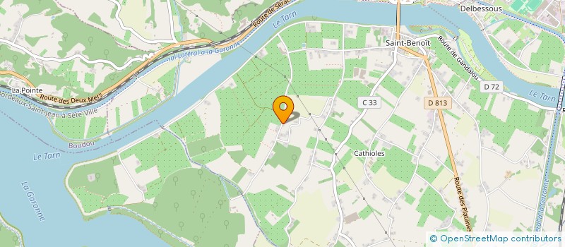 localisation de l'entreprise FRANCERIES INVEST  MOISSAC