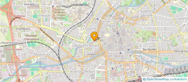 localisation de l'entreprise FRANCES à RENNES