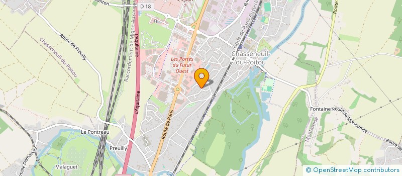 localisation de l'entreprise FRANCES AUTO à CHASSENEUIL-DU-POITOU