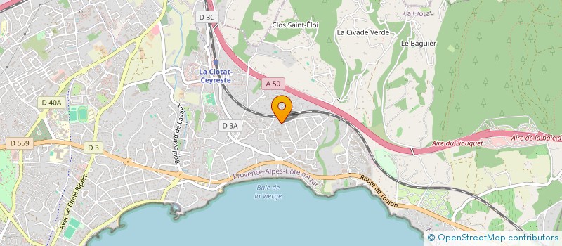 localisation de l'entreprise FRANCESCA  LA CIOTAT