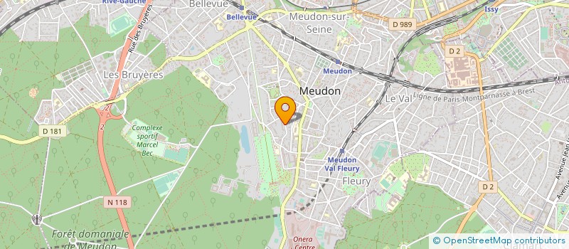localisation de l'entreprise FRANCESCA à MEUDON