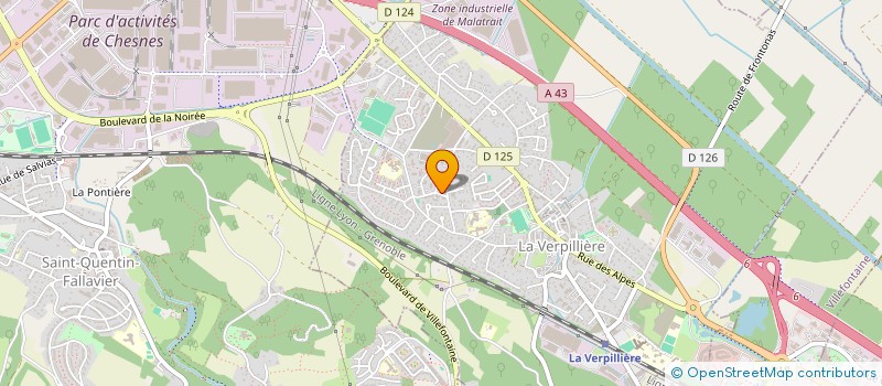 localisation de l'entreprise FRANCESCA.EVENTS  LA VERPILLIERE