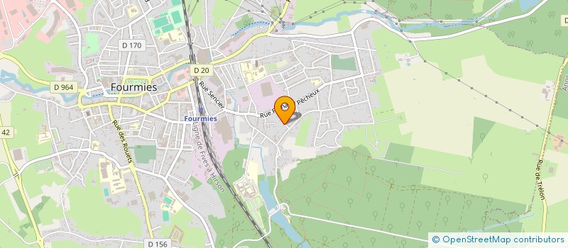 localisation de l'entreprise FRANCESCHINI  FOURMIES