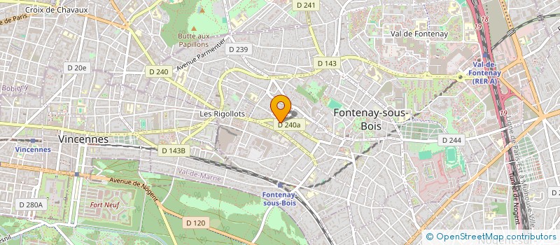 localisation de l'entreprise FRANCESECURITE à FONTENAY-SOUS-BOIS