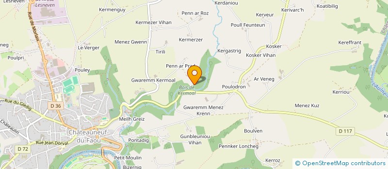 localisation de l'entreprise FRANCEST à CHATEAUNEUF-DU-FAOU