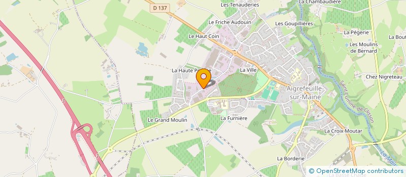 localisation de l'entreprise FRANCETTE  AIGREFEUILLE-SUR-MAINE